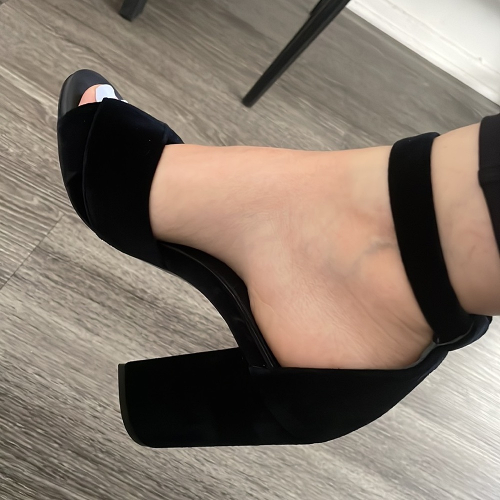 MAJE VELVET HEELS